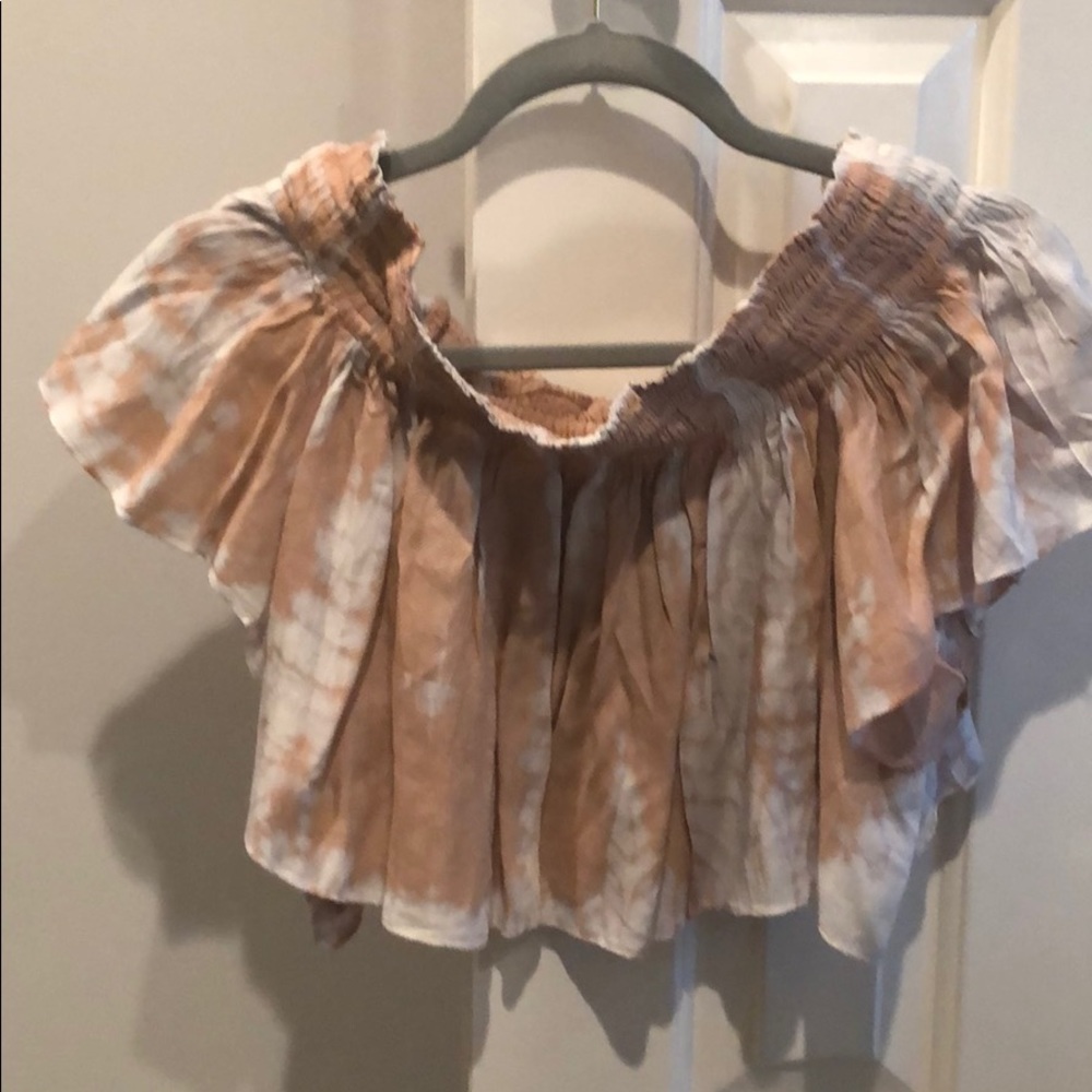 Brand new off the shoulder crop top
